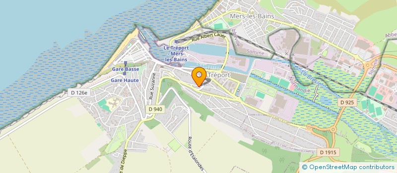 localisation de l'entreprise SARL KHODRI PERE & FILS  LE TREPORT