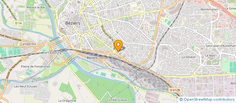 localisation de l'entreprise SARL KHOUNTHANAH à BEZIERS