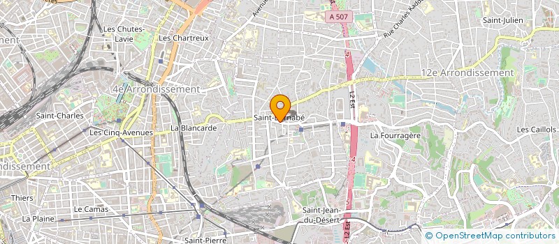 localisation de l'entreprise SARL KHROMA SAINT BARNABE à MARSEILLE