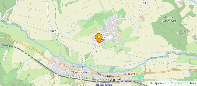 localisation de l'entreprise SARL KIEHL  OBERMODERN-ZUTZENDORF