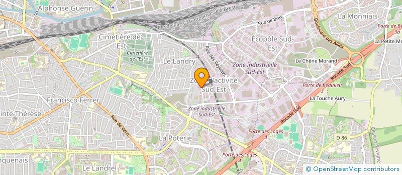 localisation de l'entreprise SARL KILIC AND CO BATIMENT  RENNES