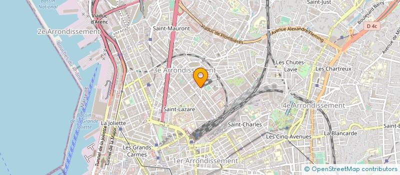 localisation de l'entreprise SARL KILIC MACONNERIE GENERALE à MARSEILLE