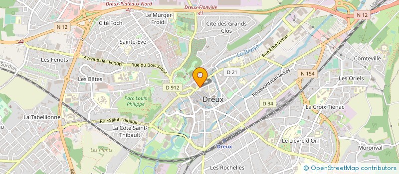 localisation de l'entreprise SARL KILIS à DREUX