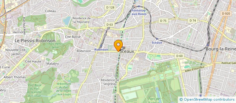 localisation de l'entreprise SARL KIM à SCEAUX