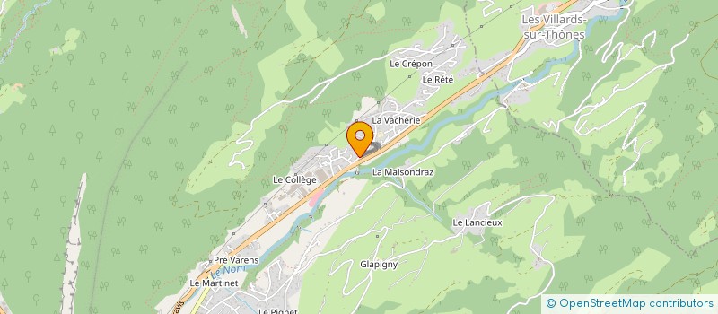 localisation de l'entreprise SARL KIM VIET NAM  THONES