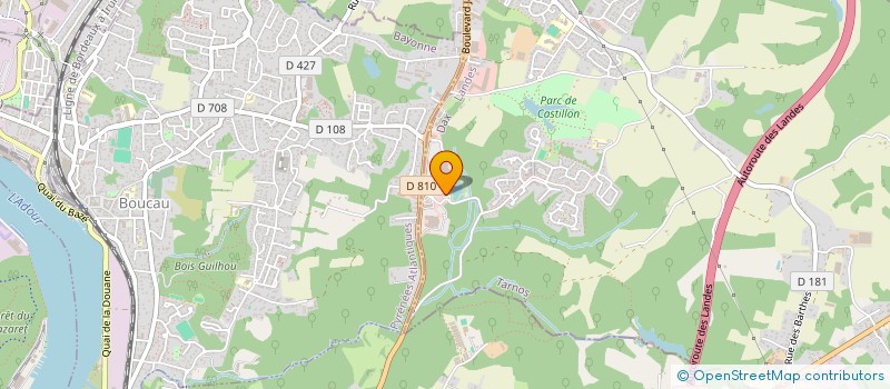 localisation de l'entreprise SARL KIN à TARNOS