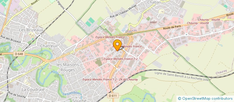 localisation de l'entreprise SARL KING DIFFUSION ACX à NIORT