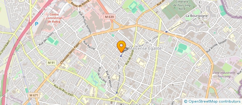 localisation de l'entreprise SARL KING'S CORNER  TOURCOING