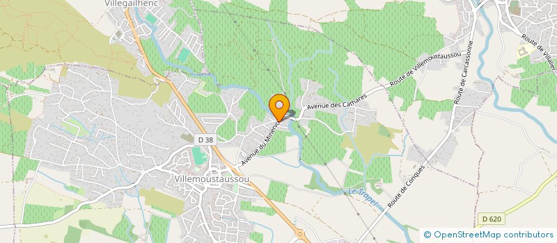 localisation de l'entreprise SARL KIOSK DEPARTEMENTAUX  VILLEMOUSTAUSSOU