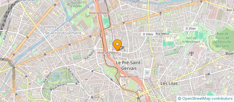 localisation de l'entreprise SARL KIT- ASSURANCES à LE PRE-SAINT-GERVAIS