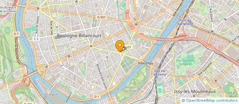 localisation de l'entreprise SARL KIT ELEC à BOULOGNE-BILLANCOURT