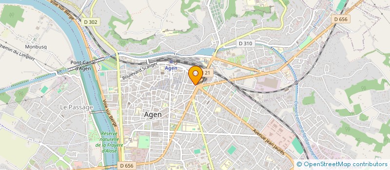 localisation de l'entreprise SARL KIT-PRESSING à AGEN