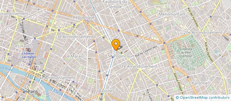 localisation de l'entreprise SARL KIT SOFREC à PARIS