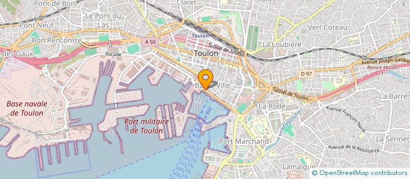 localisation de l'entreprise SARL KLEBER GRAVURES à TOULON