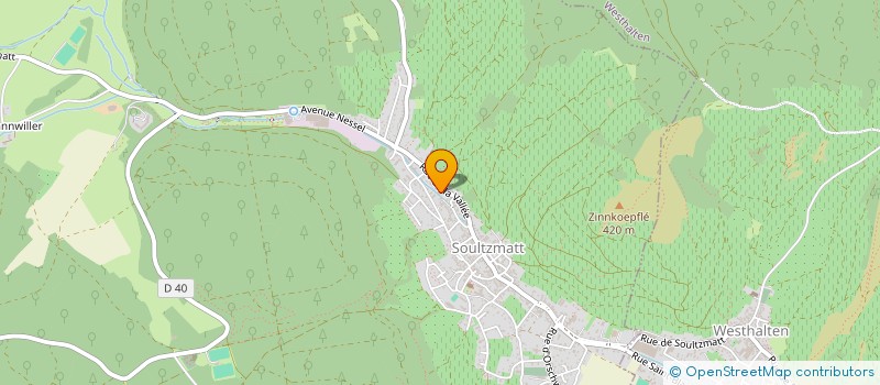 localisation de l'entreprise SARL KLEIN-BRAND  SOULTZMATT