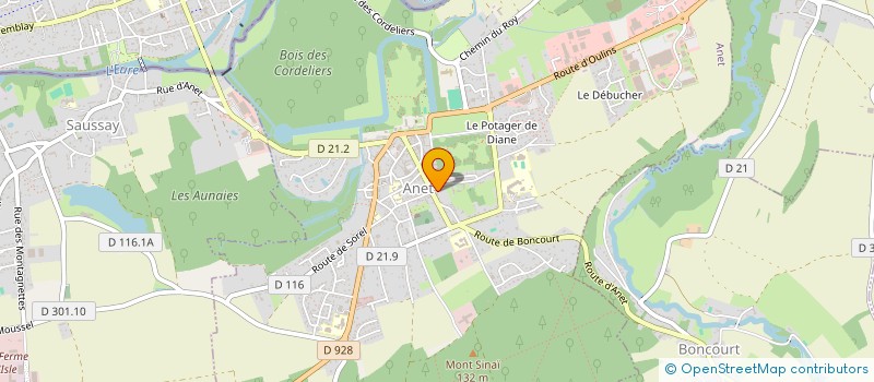 localisation de l'entreprise SARL KLEIN M1 à ANET