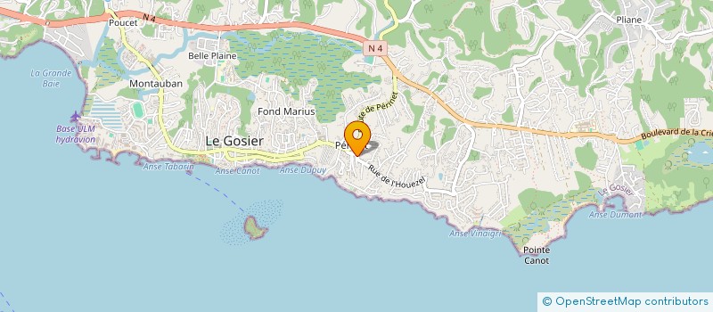 localisation de l'entreprise SARL KLEM à LE GOSIER