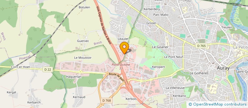 localisation de l'entreprise SARL KLEMANCE à BRECH
