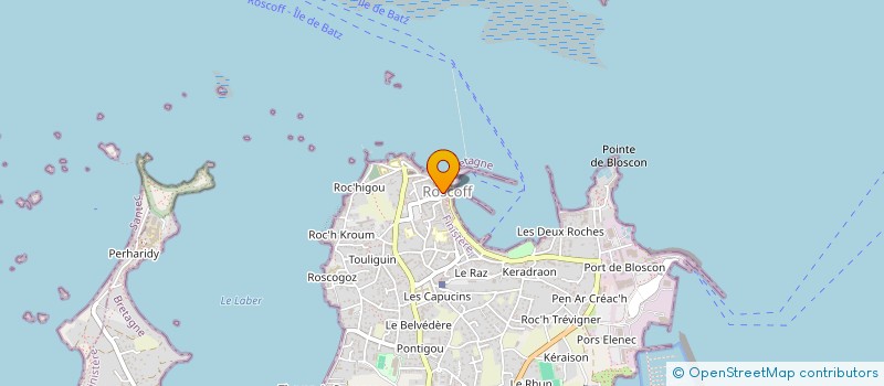 localisation de l'entreprise SARL KLJC  ROSCOFF