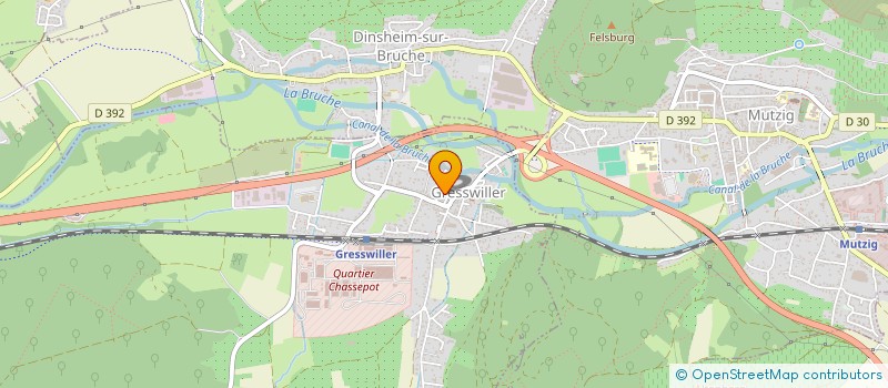 localisation de l'entreprise SARL KLOTZ JEAN  GRESSWILLER