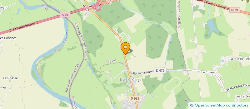 localisation de l'entreprise SARL KM  GUEUGNON