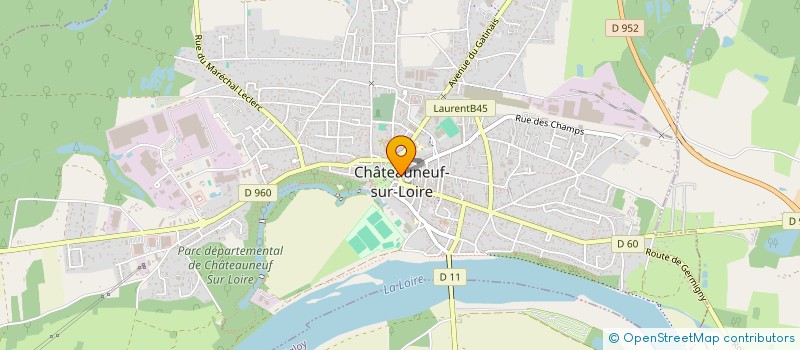 localisation de l'entreprise SARL KM METHIVIER à CHATEAUNEUF-SUR-LOIRE