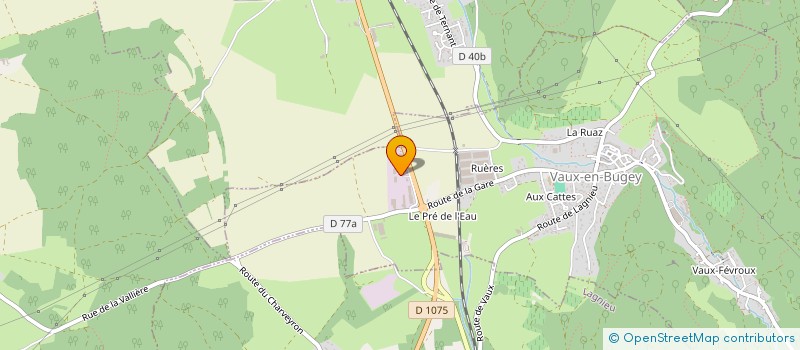 localisation de l'entreprise SARL KMR à VAUX-EN-BUGEY