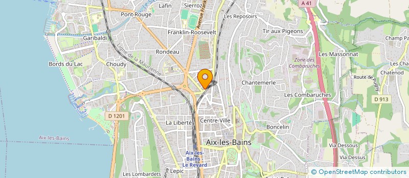 localisation de l'entreprise SARL KMV  AIX-LES-BAINS