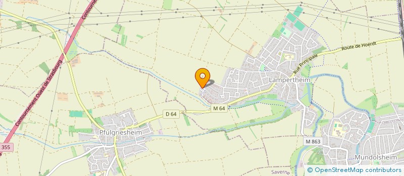 localisation de l'entreprise SARL KOESTEL ET SIFFERT  LAMPERTHEIM