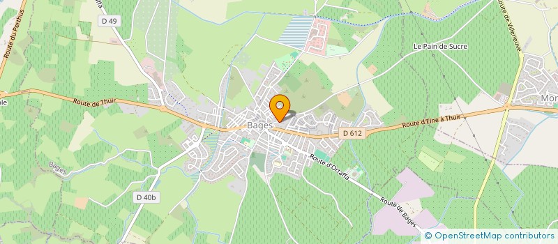 localisation de l'entreprise SARL KOHVIL  BAGES