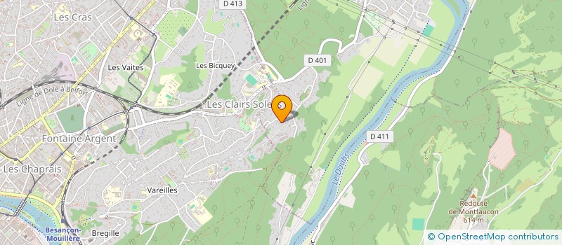 localisation de l'entreprise SARL KOKLIKO  CHALEZEULE