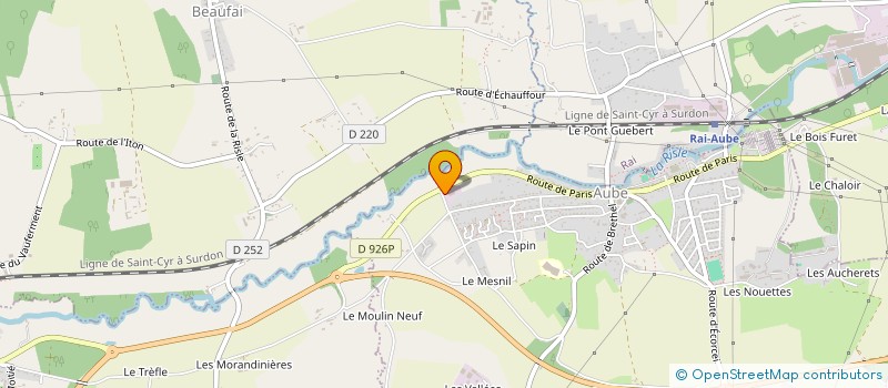 localisation de l'entreprise SARL KOLB-LE GUILLOU à AUBE