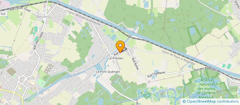 localisation de l'entreprise SARL KOLBAC ET FILLES  BEUVRY