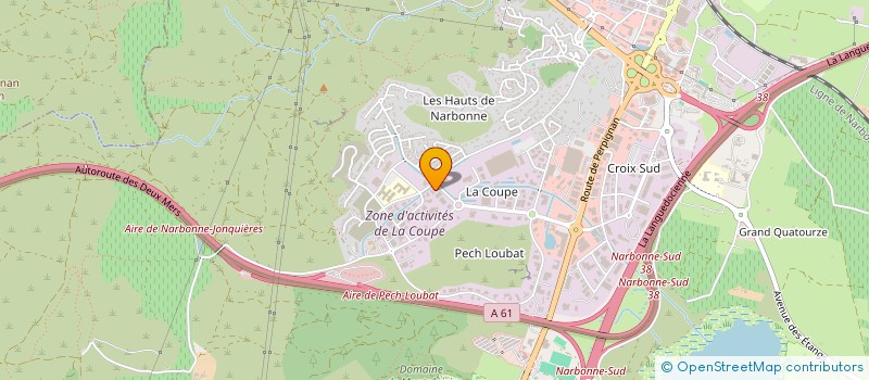 localisation de l'entreprise SARL KOLDAS à NARBONNE