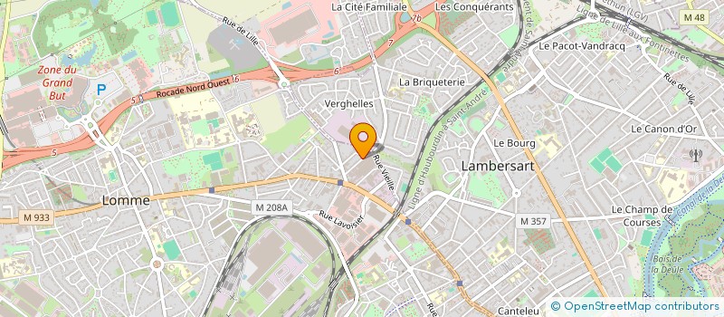 localisation de l'entreprise SARL KOM à LILLE