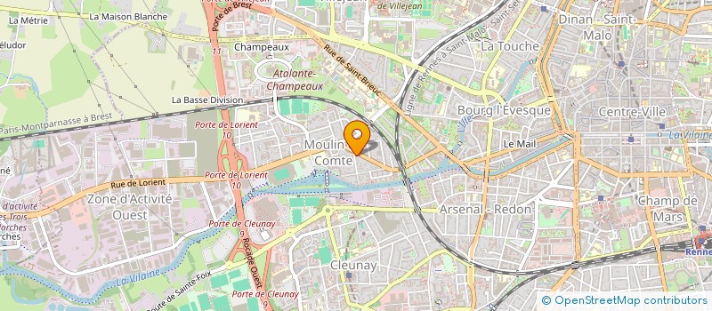 localisation de l'entreprise SARL KOMELISS  RENNES