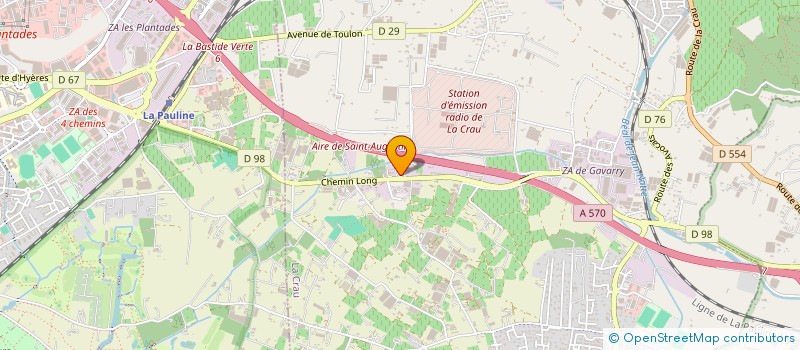 localisation de l'entreprise SARL KOPEX  LA CRAU