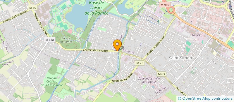 localisation de l'entreprise SARL KORBA CAFE  TOURNEFEUILLE