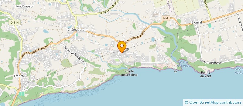 localisation de l'entreprise SARL KOTE PISCINE à SAINTE-ANNE