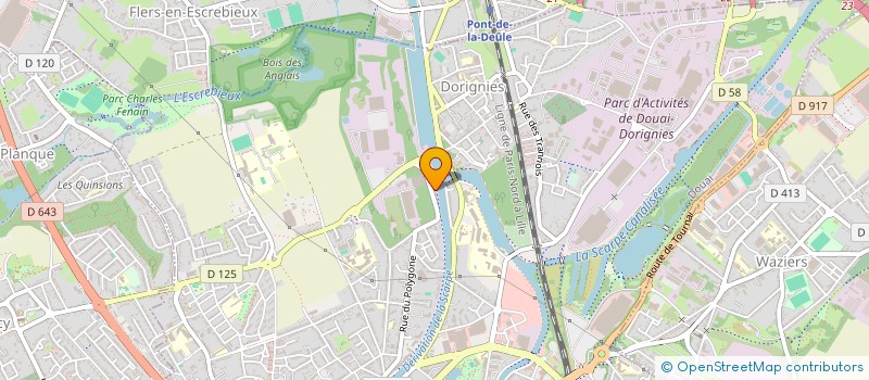 localisation de l'entreprise SARL KOUFRA  DOUAI