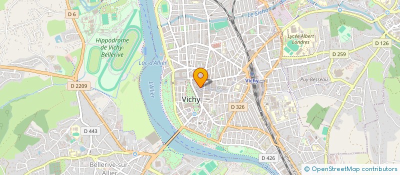localisation de l'entreprise SARL KPEL à VICHY
