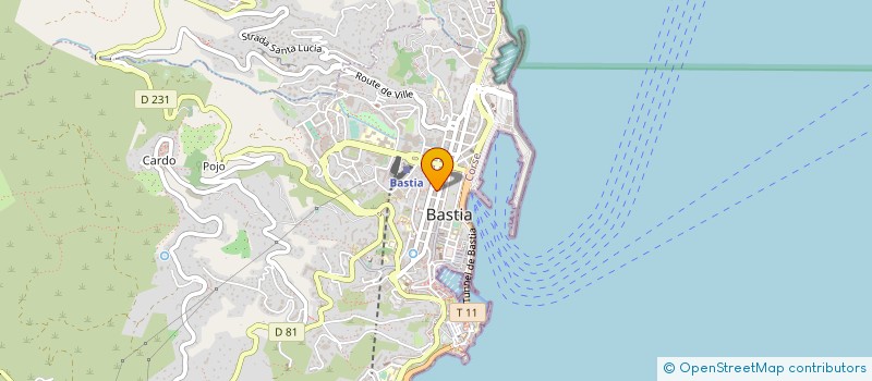 localisation de l'entreprise SARL KRAB à BASTIA