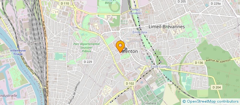 localisation de l'entreprise SARL KRAIEM à VALENTON