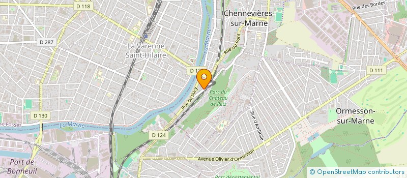 localisation de l'entreprise SARL KRAIEM  CHENNEVIERES-SUR-MARNE