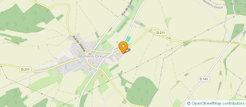 localisation de l'entreprise SARL KREFT  MOLLIENS-DREUIL