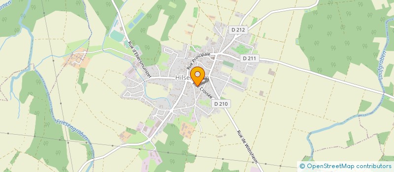 localisation de l'entreprise SARL KRIEGER ADRIEN à HILSENHEIM