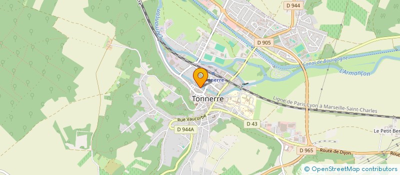 localisation de l'entreprise SARL KRIEV G.  TONNERRE