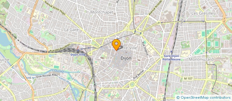 localisation de l'entreprise SARL KRIS'BOUTIK à DIJON