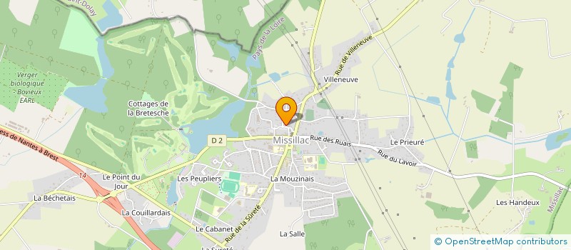 localisation de l'entreprise SARL KRISLAND à MISSILLAC