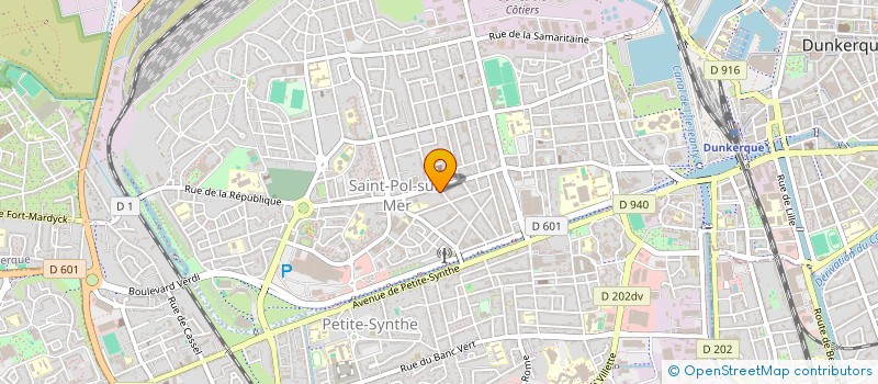 localisation de l'entreprise SARL KRISS à DUNKERQUE